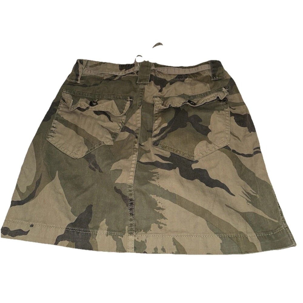 Lucky Brand Juniors Teens Size 24 Mid Rise Utility Camouflage Mini Skirt